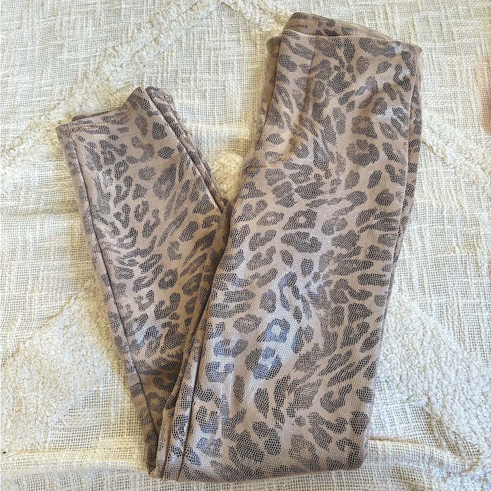 Mother Animal Print Pants